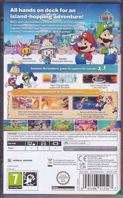 Mario and Luigi Brothership - Nintendo Switch spil (A Grade) (Genbrug)